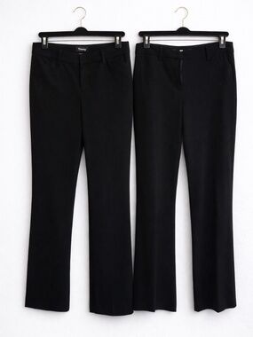 Black Dress Pants Bundle | Workwear | Business Casual | 2 Pairs